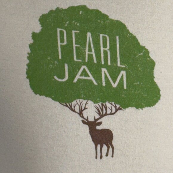 Pearl Jam Tour 2010 Organic Cotton T-Shirt Medium Womens Crew Neck Graphic Tee - Picture 9 of 9